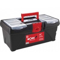 WORTKIT 16'' PLASTİK ORGANİZERLİ TAKIM ÇANTASI